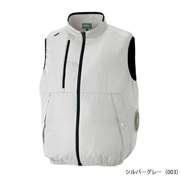 6L アイトス 空調服 作業着 空調服ベスト(男女兼用) AZ-50296