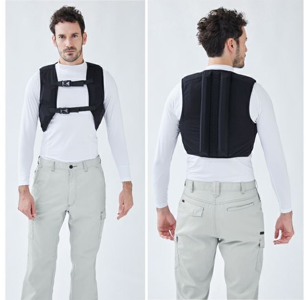 サンエス 空調作業服 作業着 エアーダクトベスト KF99180