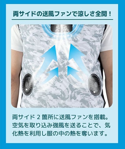 5L ビッグボーン 空調作業服 作業着 冷蔵服3 TH603