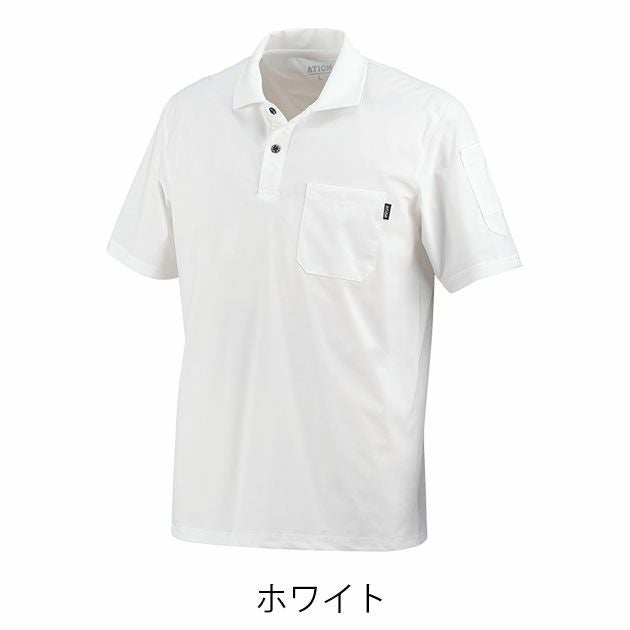 カジメイク 春夏作業服 作業着 冷感ストレッチ半袖ポロシャツ 8593