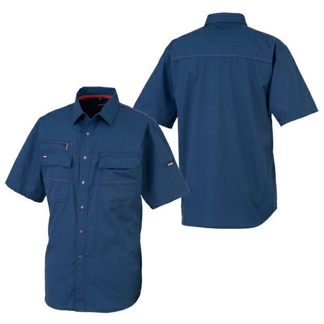 S～4L KANSAI 春夏作業服 作業着 半袖シャツ 20002