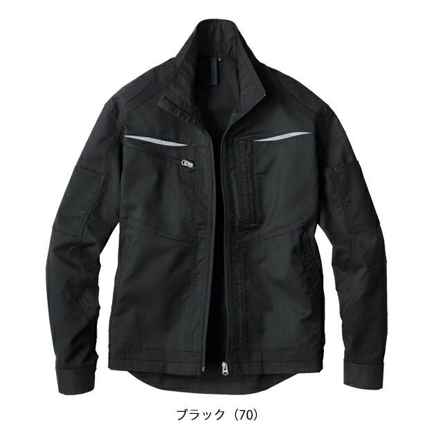 4L～5L ビッグボーン 春夏作業服 作業着 長袖ジャケット EBA6177
