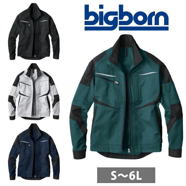 6L ビッグボーン 春夏作業服 作業着 長袖ジャケット EBA6177