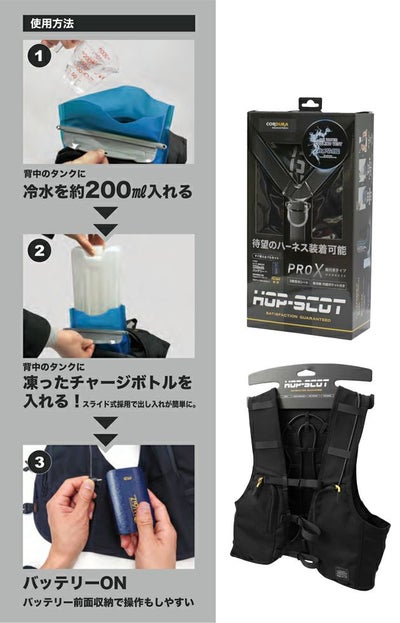 中国産業 水冷ベスト 作業着 ICWベストプロX ICW720