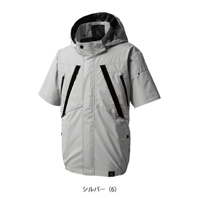 サンエス 空調作業服 作業着 空調風神服 半袖ブルゾン KF92430