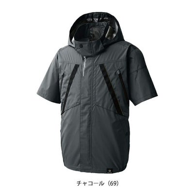 サンエス 空調作業服 作業着 空調風神服 半袖ブルゾン KF92430