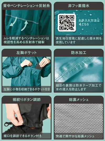 5L～6L マック レインウェア デイリーレインスーツ AS-5120