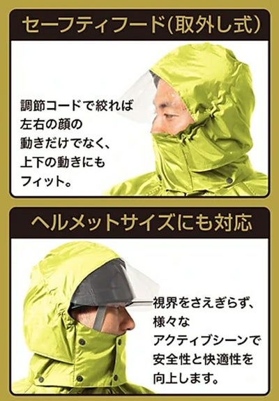 4L マック レインウェア デュアルフィットレインスーツ AS-5160