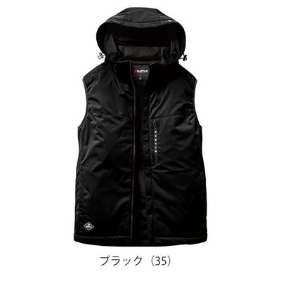 S～XL BURTLE バートル 防寒作業服 防寒着 ストレッチフーディ防寒ベスト（ユニセックス） 3264
