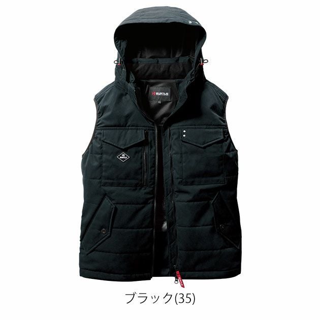 S～XL BURTLE バートル 電熱ベスト 作業着 防寒ベスト（ユニセックス） 5054
