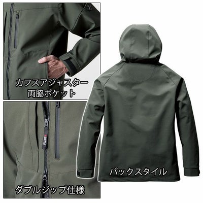 3XL BURTLE バートル 秋冬作業服 作業着 フーディジャケット（ユニセックス） 821