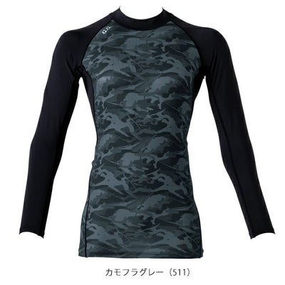 S～4L SOWA 桑和 秋冬インナー 長袖サポートシャツ（ハイネック） 8535-42