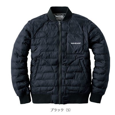 EVENRIVER イーブンリバー 秋冬作業服 作業着 ファイバーダウンフライトジャケット R129