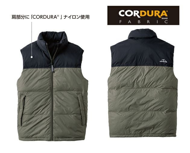 EVENRIVER イーブンリバー 秋冬作業服 作業着 コーデュラダウンベスト GR2005