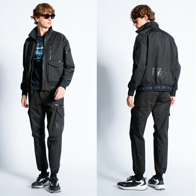 アイズフロンティア 秋冬作業服 作業着 ヘビージャージーストレッチジョガーパンツ 5119