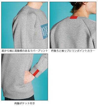 アイズフロンティア 秋冬作業服 作業着 ストレッチニットアクティブトレーナー 8927