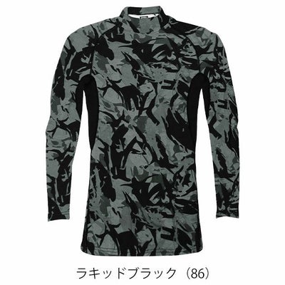 S～4L シンメン 秋冬インナー ウォームコットンモックネックロングスリーブ 0441