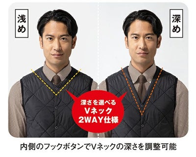 XS～XL CO-COS コーコス 秋冬作業服 作業着 VOLT HEAT 2WAYベスト G-8099