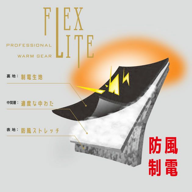 M～4L DOGMAN ドッグマン 防寒作業服 防寒着 フレックスライトネックウォーマーベスト 811002