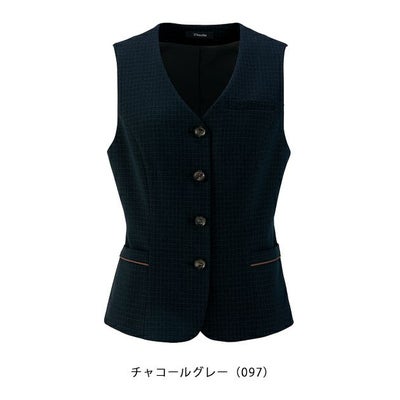 5～15 アイトス 秋冬作業服 作業着 レディースベスト 46011