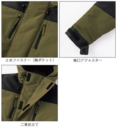 アイトス 秋冬作業服 作業着 TULTEX 機能綿パーカジャケット 24530