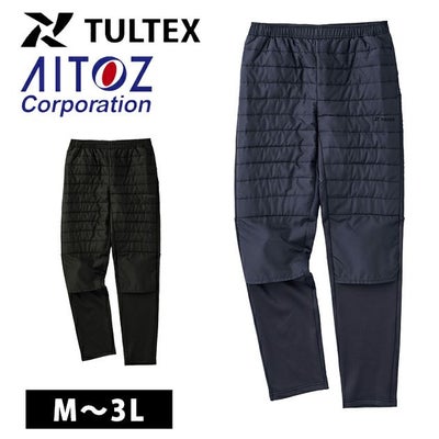 アイトス 防寒作業服 防寒着 TULTEX グラフェン中綿ニットコンビパンツ(レディース) 23596