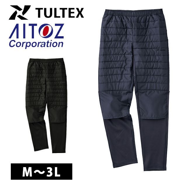 アイトス 防寒作業服 防寒着 TULTEX グラフェン中綿ニットコンビパンツ(レディース) 23596