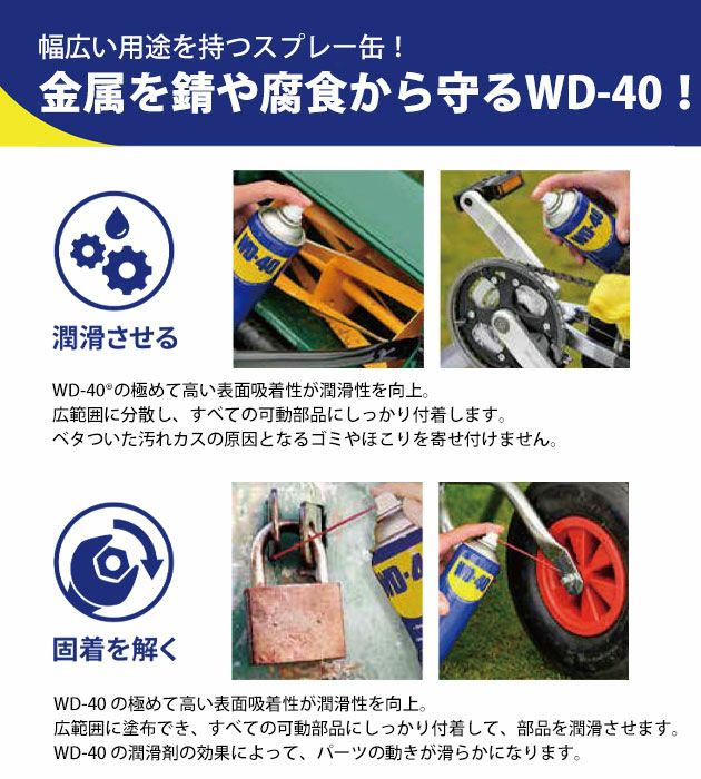 WD-40 作業用品 潤滑・防錆スプレー WD012