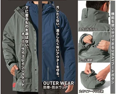 マック レインウェア ハードシェルプロテクトジャケット AS-1160