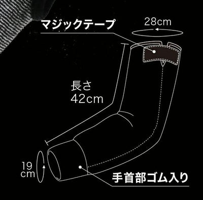 富士手袋工業 通年作業服 作業着 耐切創腕カバーロングタイプ 4430