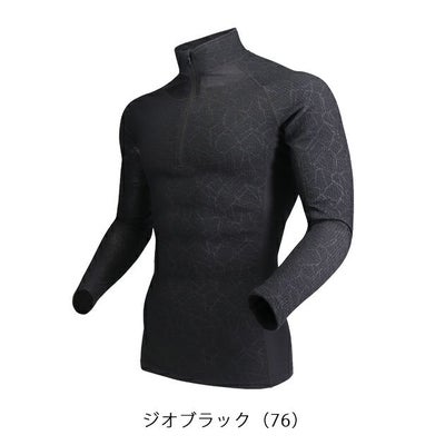 おたふく 秋冬インナー BTサーモエボエアー ミディアムウェイトハーフジップハイネックシャツ JW-249