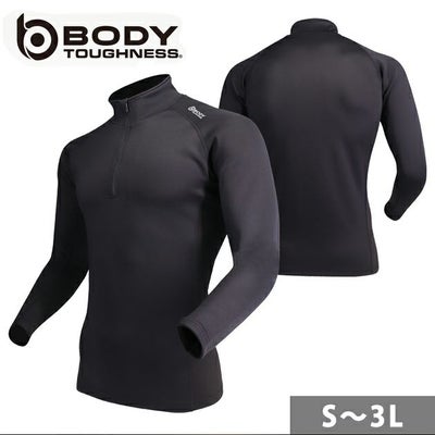 おたふく 秋冬インナー BTヒートブースト ヘビーウェイトハーフジップハイネックシャツ JW-187