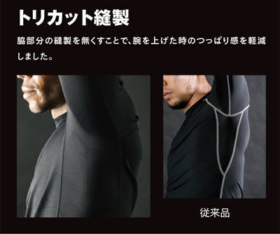 おたふく 秋冬インナー BTヒートブースト ヘビーウェイトハーフジップハイネックシャツ JW-187