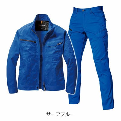 SS～3L BURTLE バートル 秋冬作業服 作業着 ジャケット・パンツ上下セット（サーフブルー） 1701・1702
