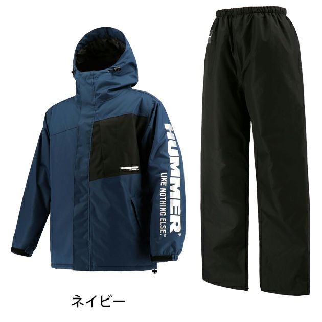 S～3L HUMMER ハマー レインウェア 防水防寒レインスーツ HM-W1