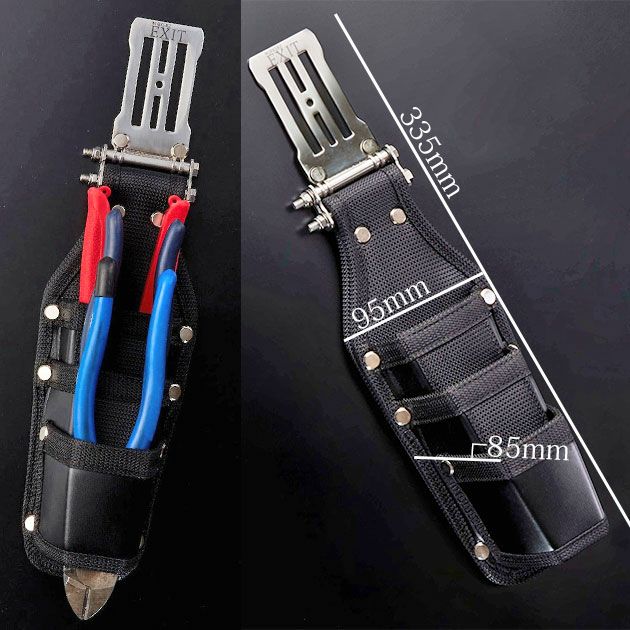 ネクストワーカーズ NEXT WORKERZ 腰道具 腰袋 EXIT ツールケース3段差しL EXTHD03LBK