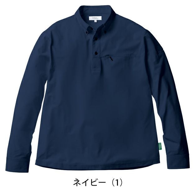 S～4L UniformBEAMS Circus ビームス 春夏作業服 作業着 長袖ポロシャツ（ボタンダウン、胸ポケット有） U7715-50