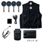 S～3L SOWA 桑和 冷却ペルチェ 作業着 アイスパッド・ベストセット 13209