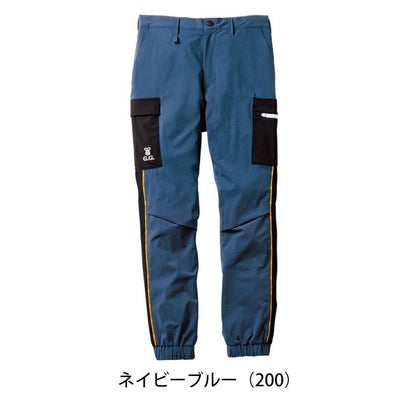 4L SOWA 桑和 春夏作業服 作業着 ジョガーパンツ（ノータック、脇ゴム） 0368-08