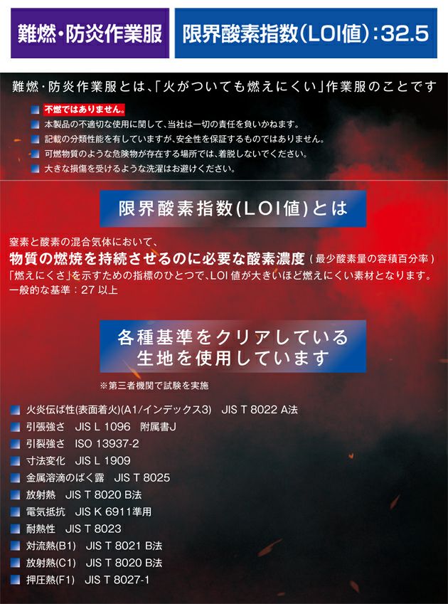 8L SOWA 桑和 春夏作業服 作業着 長袖ブルゾン（難燃） 6052-00