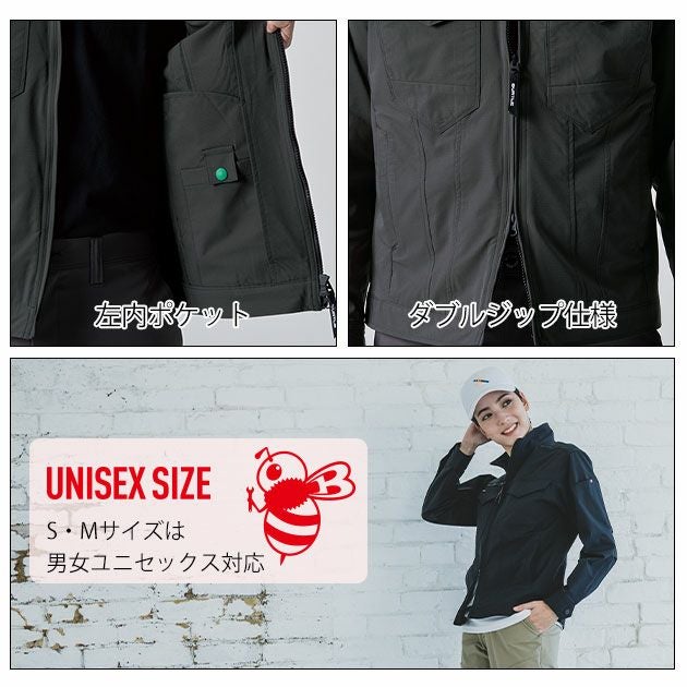 S～3L BURTLE バートル 春夏作業服 作業着 ジャケット（ユニセックス） 1901