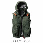 S～XXL BURTLE バートル 空調作業服 作業着 ACベスト（ユニセックス） AC2074