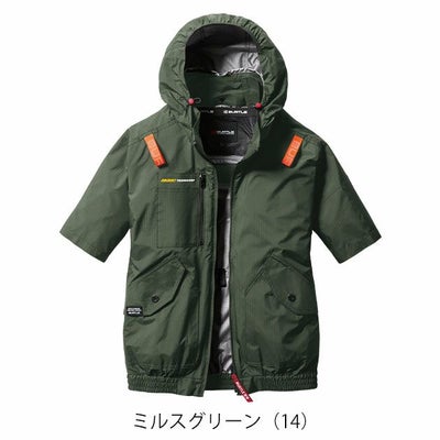 S～XXL BURTLE バートル 空調作業服 作業着 AC半袖ブルゾン（ユニセックス） AC2076