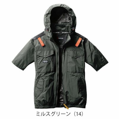 S～XXL BURTLE バートル 空調作業服 作業着 ACタクティカル半袖ブルゾン（ユニセックス） 2025年新作 AC1156