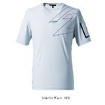 アイズフロンティア 春夏作業服 作業着 超冷感ストレッチナイロン半袖クルーネックシャツ 001