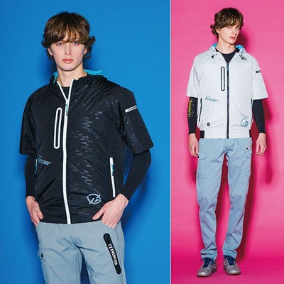 アイズフロンティア 空調作業服 作業着 A.S.S.半袖ワークジャケット 10205