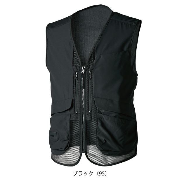 5L～6L TSDESIGN 藤和 春夏作業服 作業着 ニッカーズハイブリッドベスト 5038