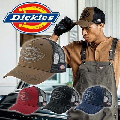 Dickies ディッキーズ 春夏作業服 作業着 コットンワークメッシュキャップ TYPE-B(ビルダー) D-8232