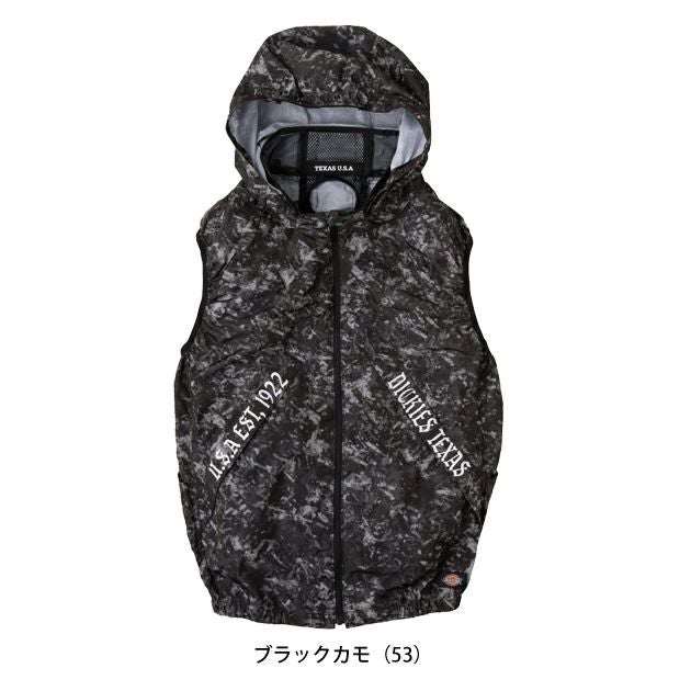 Dickies ディッキーズ 空調作業服 作業着 ボルトクール ベスト(ペルチェ ネックホルダー付) D-339