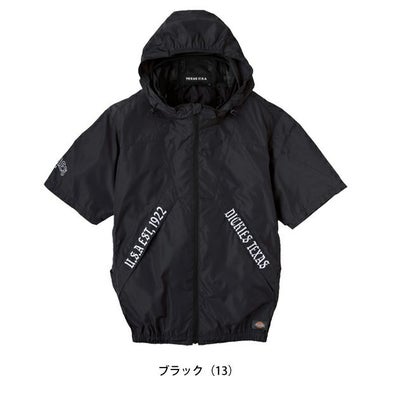 Dickies ディッキーズ 空調作業服 作業着 ボルトクール 半袖ブルゾン(ペルチェ ネックホルダー付) D-330